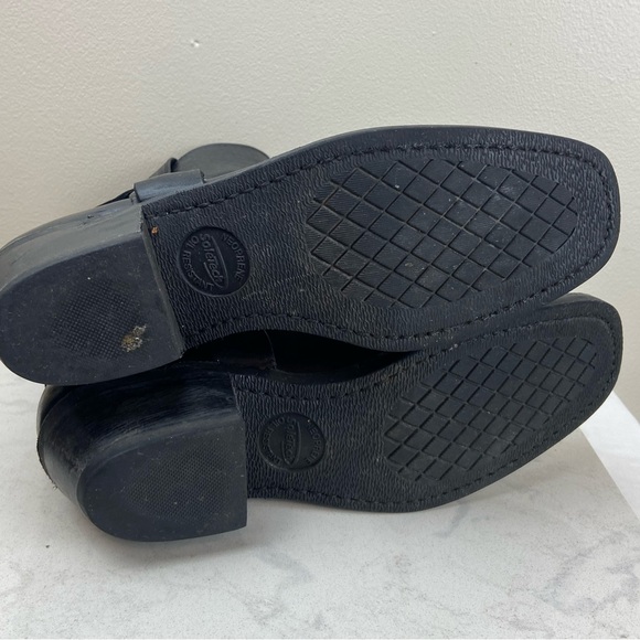 FRYE BLACK LEATHER HARNESS MOTORCYCLE MOTO BOOTS - Picture 5 of 14